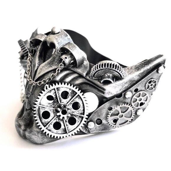 Steampunk Style Halloween Costume Mask Masquerade Party Ball Masks - Picture 3 of 5